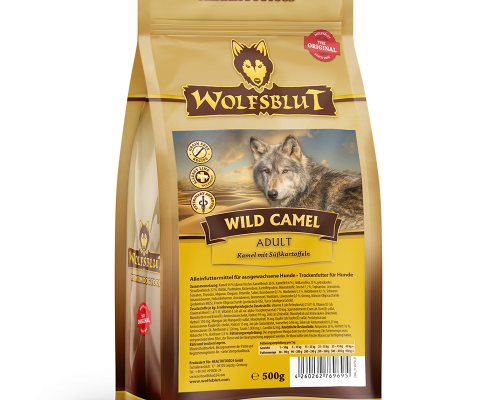 Wolfsblut Wild Camel Adult - Kamel mit Süßkartoffel 500g