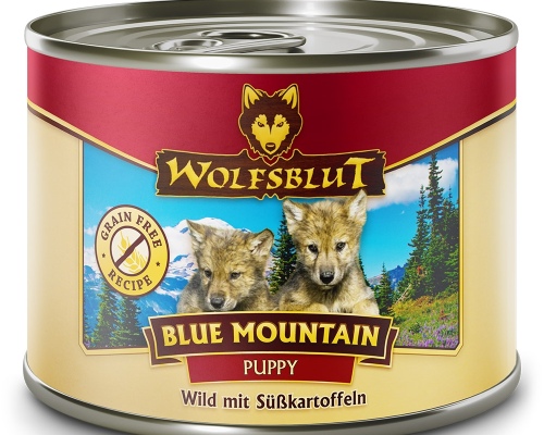 Wolfsblut Blue Mountain Puppy - Wild mit Süßkartoffel 200g