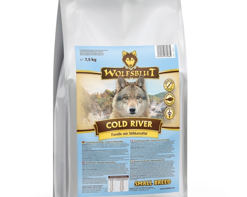 Wolfsblut Cold River Small Breed - Forelle mit Süßkartoffel 7,5kg