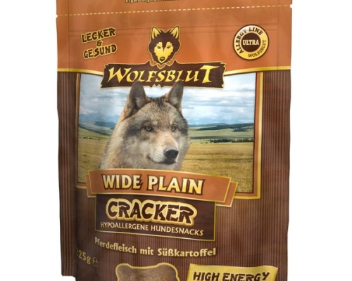 Wolfsblut Wide Plain Cracker High Energy - Pferd mit Süßkartoffel 225g