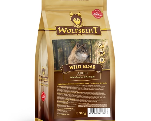 Wolfsblut Wild Boar Adult - Wildschwein mit Kartoffel 500g