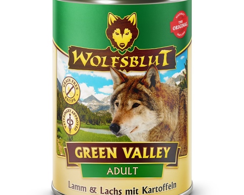 Wolfsblut Green Valley Adult - Lamm & Lachs mit Kartoffel 395g