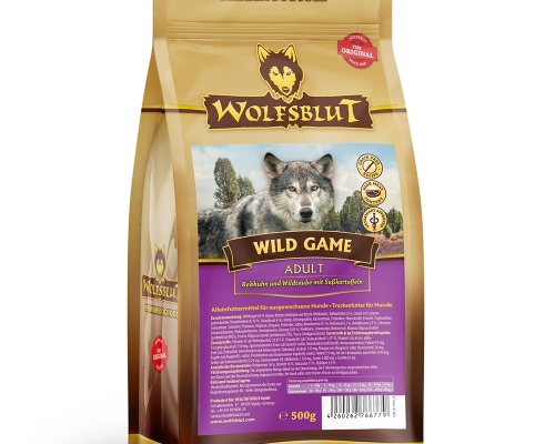 Wolfsblut Wild Game Adult - Wildvogel mit Süßkartoffel 500g