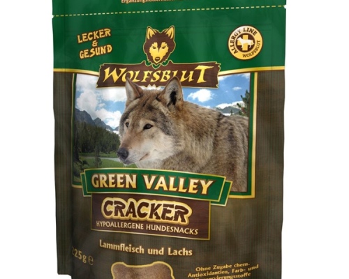 Wolfsblut Green Valley Cracker - Lamm & Lachs mit Kartoffel 225g