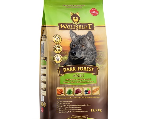 Wolfsblut Dark Forest Adult - Wild mit Süßkartoffel 12,5kg