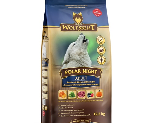 Wolfsblut Polar Night Adult - Rentier mit Kürbis 12,5kg