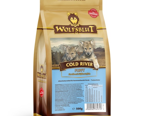 Wolfsblut Cold River Puppy - Forelle mit Süßkartoffel 500g