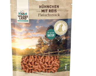 Wildes Land Hühnchen mit Reis Fleischsnack 200g