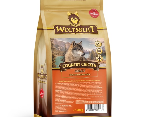 Wolfsblut Country Chicken Adult - Huhn mit Süßkartoffeln 500g