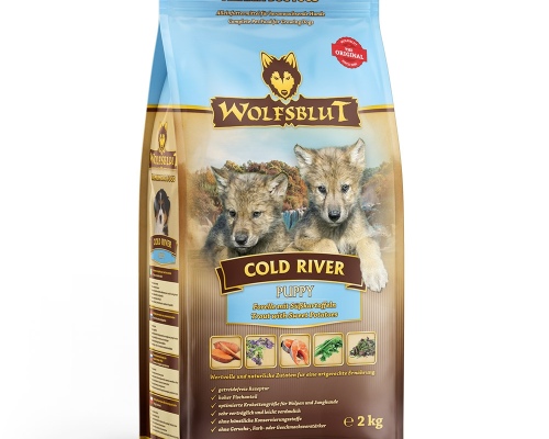 Wolfsblut Cold River Puppy - Forelle mit Süßkartoffel 2kg