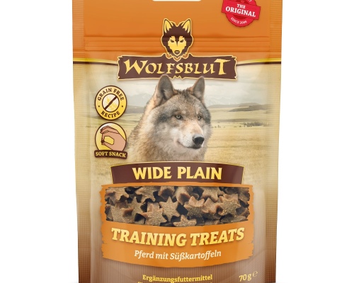 Wolfsblut Wide Plain Training Treats - Pferd mit Süßkartoffel 70g