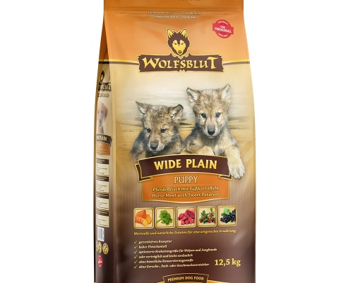 Wolfsblut Wide Plain Puppy - Pferd mit Süßkartoffel 12,5kg