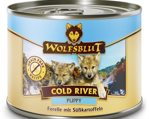 Wolfsblut Cold River Puppy - Forelle mit Süßkartoffeln 200g