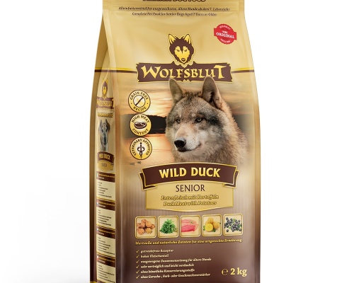 Wolfsblut Wild Duck Senior - Ente mit Kartoffel 2kg