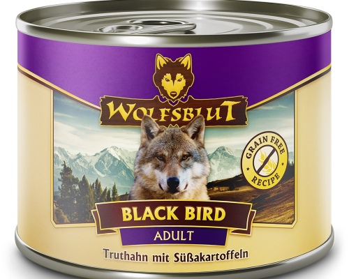 Wolfsblut Black Bird Adult - Truthahn mit Süßkartoffeln 200g