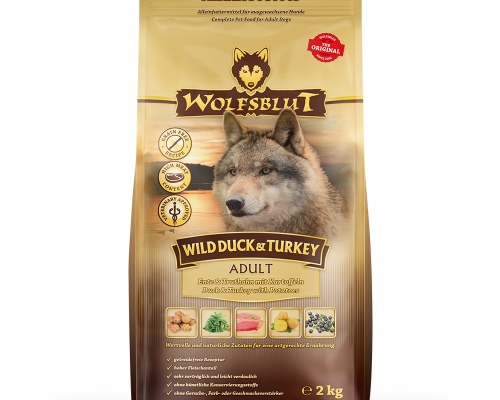 Wolfsblut Wild Duck & Turkey - Ente und Truthahn 2kg