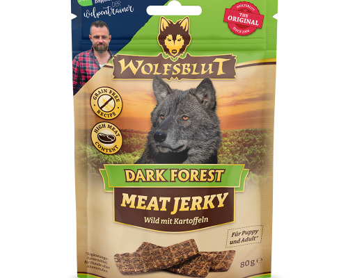 Wolfsblut Dark Forest Meat Jerkys - Wild mit Süßkartoffel 80g