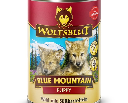 Wolfsblut Blue Mountain Puppy - Wild mit Süßkartoffel 395g