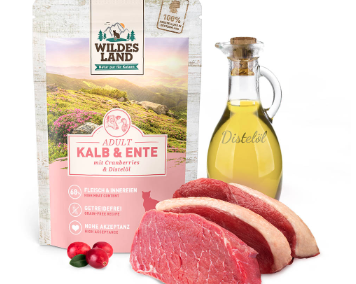 Wildes Land Classic Adult Kalb & Ente 100g