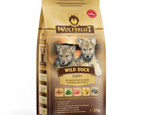 Wolfsblut Wild Duck Puppy - Ente mit Kartoffel 2kg