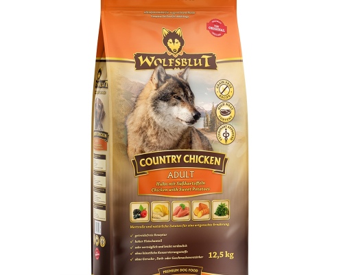 Wolfsblut Country Chicken Adult - Huhn mit Süßkartoffeln 12,5kg