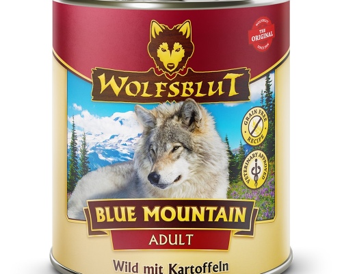 Wolfsblut Blue Mountain Adult - Wild und Kartoffel 800g