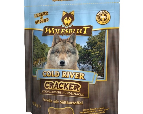 Wolfsblut Cold River Cracker - Forelle mit Süßkartoffel 225g