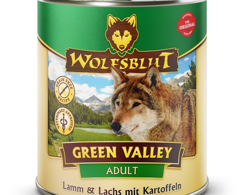 Wolfsblut Green Valley Adult - Lamm & Lachs mit Kartoffel 800g