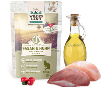 Wildes Land Classic Adult Fasan & Huhn 100g