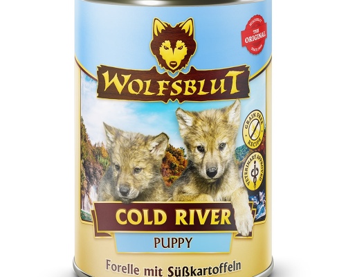 Wolfsblut Cold River Puppy - Forelle mit Süßkartoffeln 395g