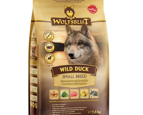 Wolfsblut Wild Duck Small Breed - Ente mit Kartoffel 7,5kg