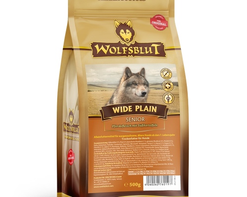 Wolfsblut Wide Plain Senior - Pferd mit Süßkartoffel 500g